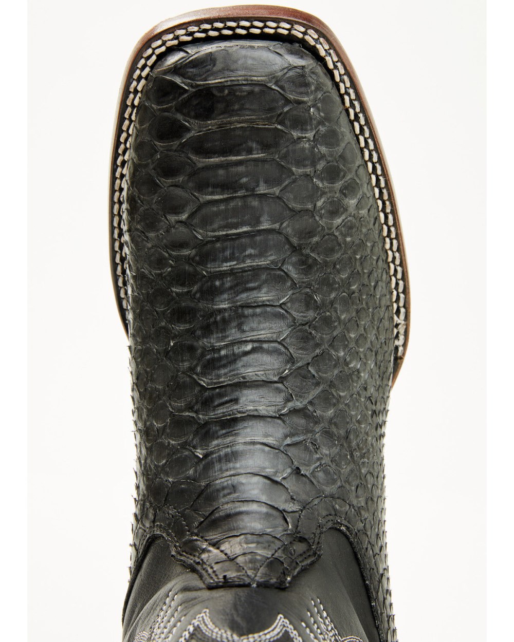 Cody James - Men's Exotic Python Western Boots - Broad Square Toe | Grey