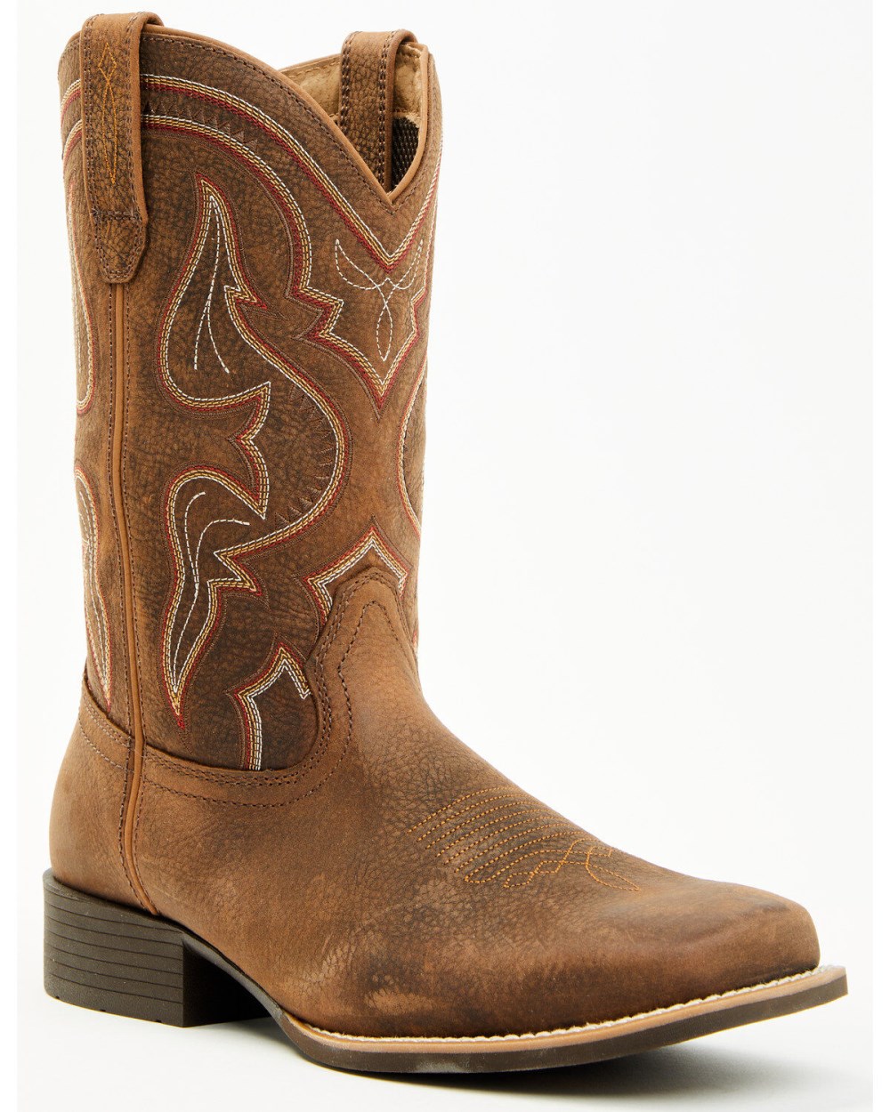 Cody James - Cush Core Men's Maverick Performance Western Boots - Broad Square Toe | Brown