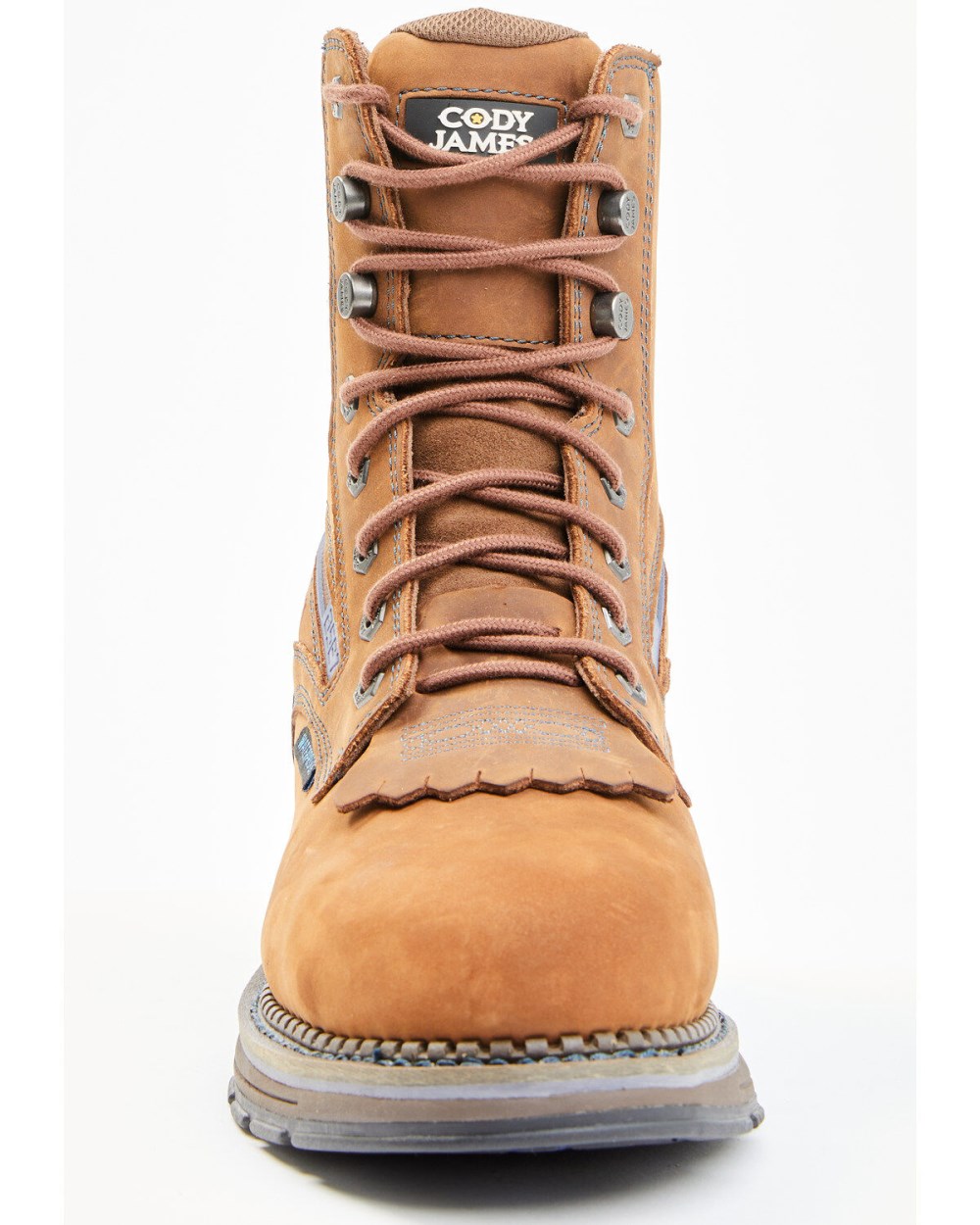 Cody James - Men's Disrupter Lacer Waterproof Work Boots - Composite Toe | Brown