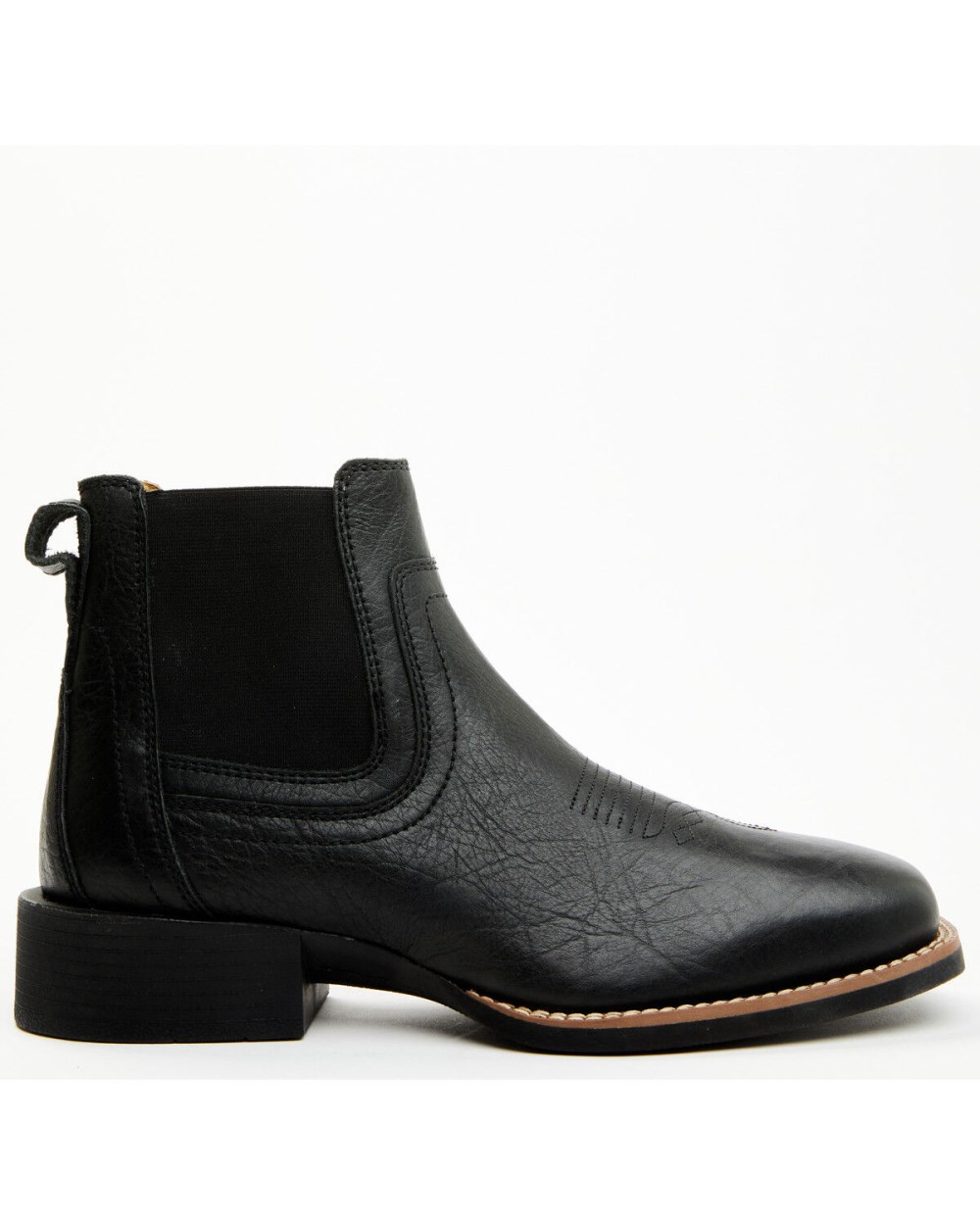 Cody James - Men's Ace Chelsea Boots - Broad Square Toe | Black