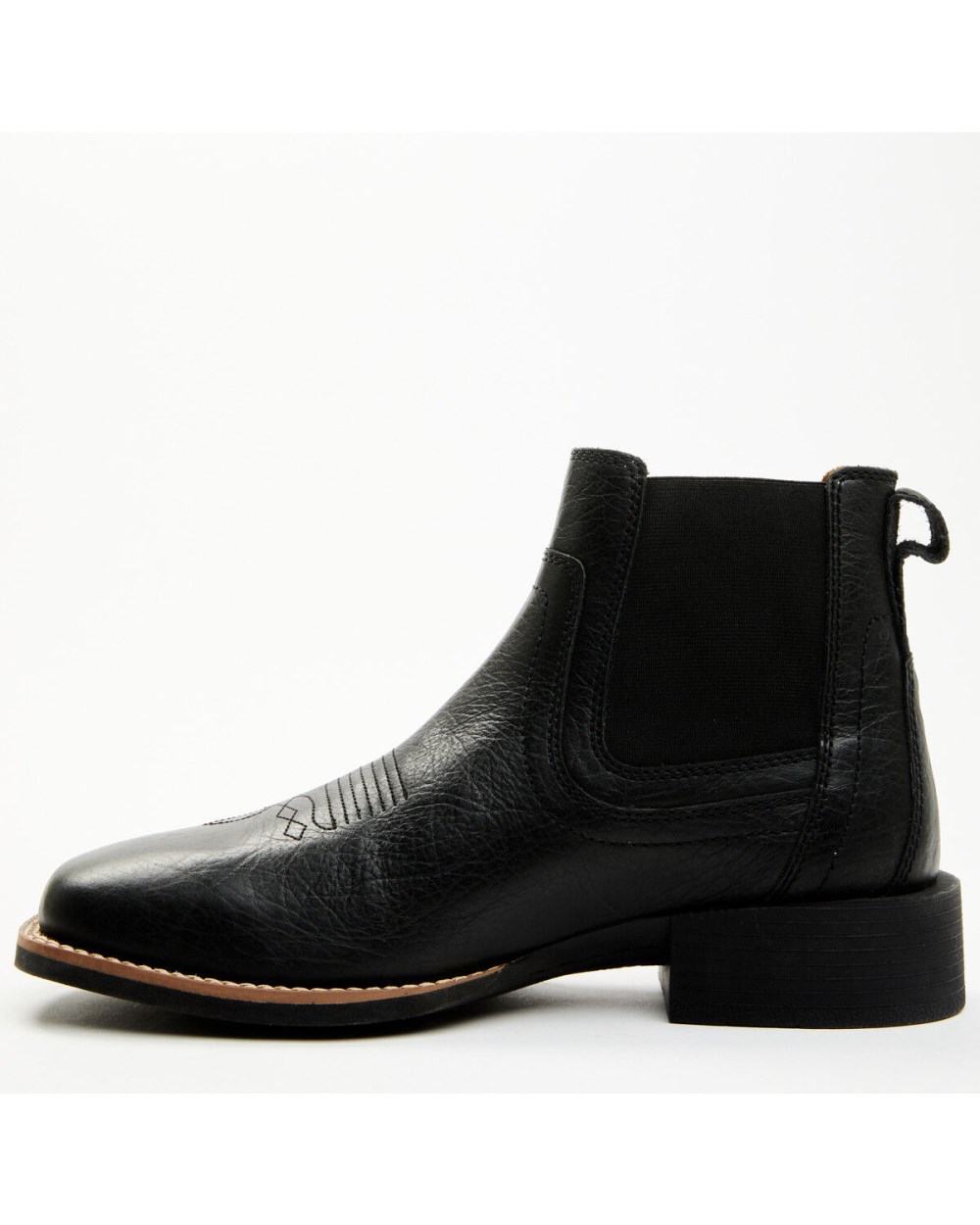 Cody James - Men's Ace Chelsea Boots - Broad Square Toe | Black