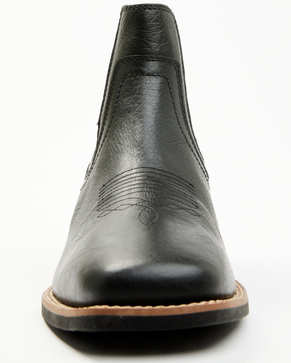Cody James - Men's Ace Chelsea Boots - Broad Square Toe | Black