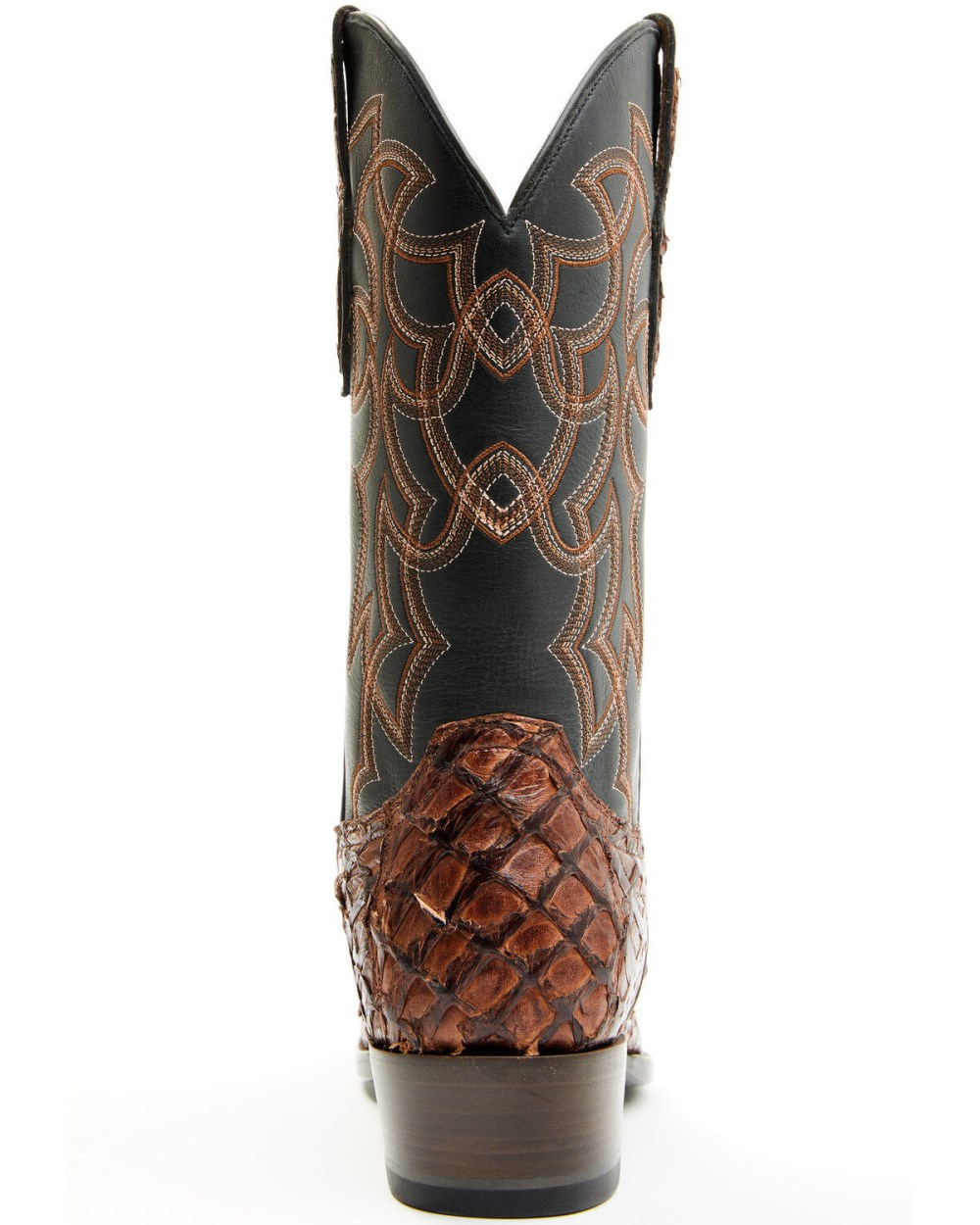 Cody James - Men's Exotic Pirarucu Western Boots - Round Toe | Dark Brown