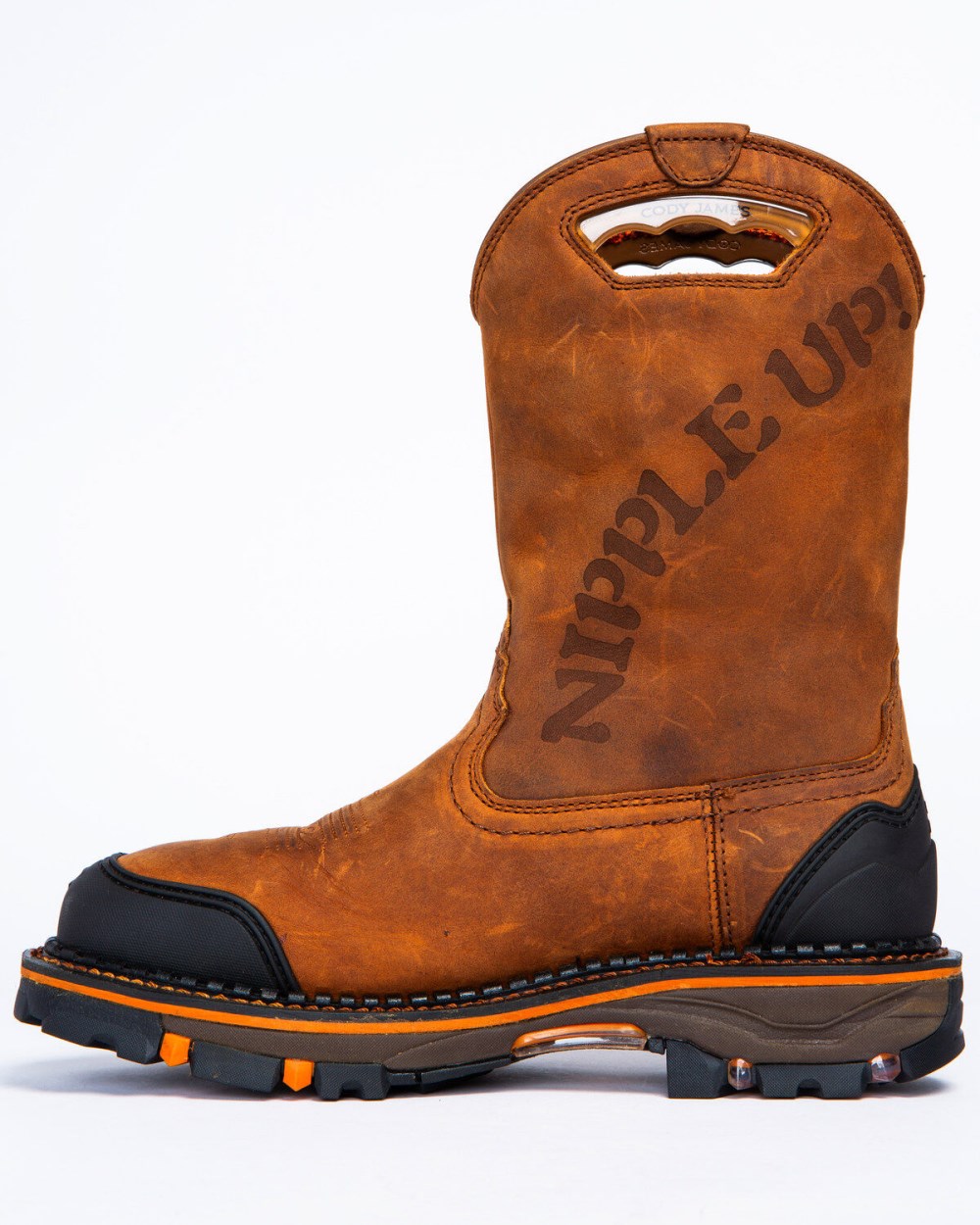 Cody James - Men's 11" Decimator Western Work Boots - Nano Composite Toe | Brown