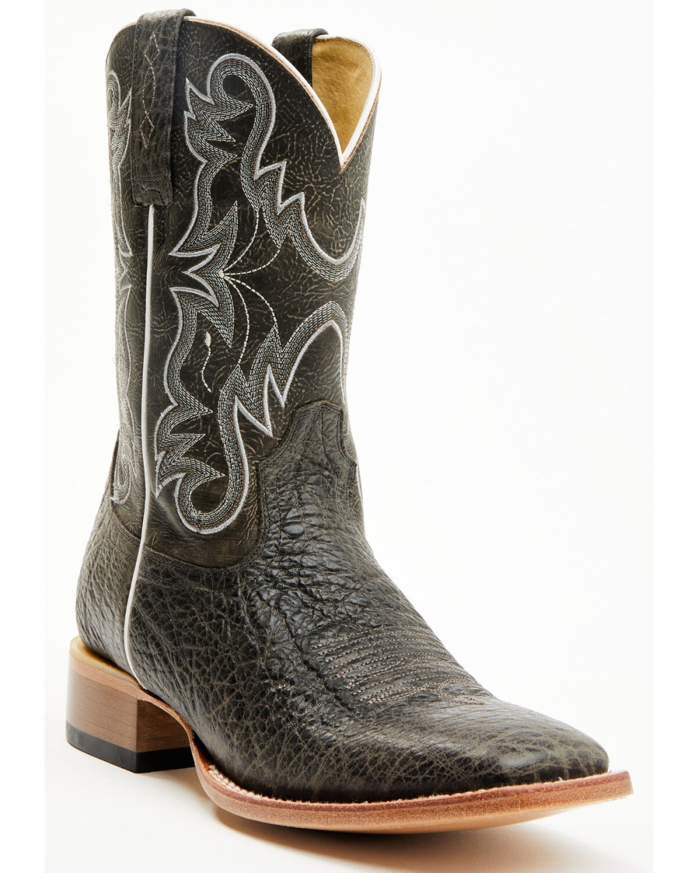 Cody James - Men's Alton Western Boots - Broad Square Toe | Grey
