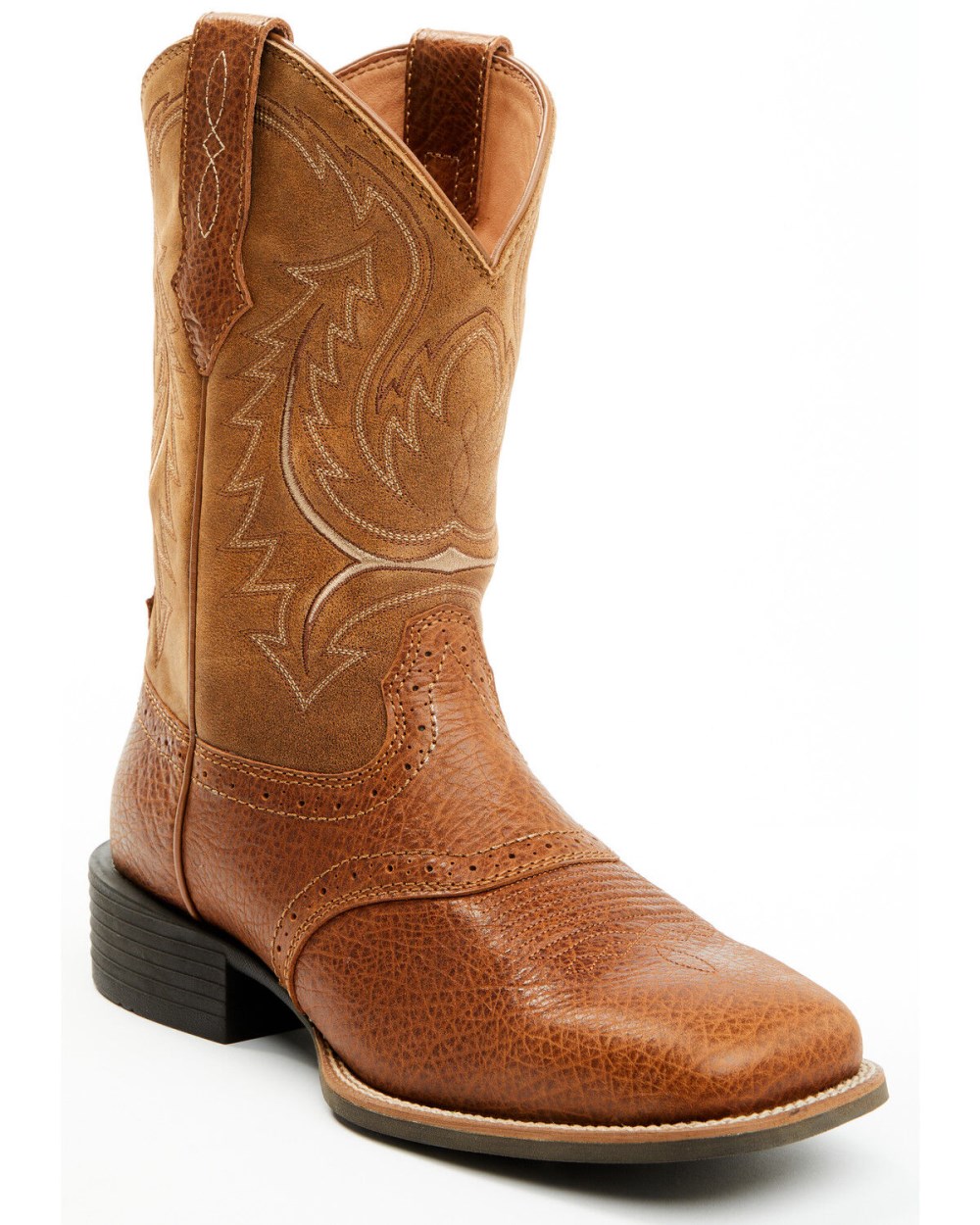 Cody James - Men's Force Western Boots - Broad Square Toe | Brown