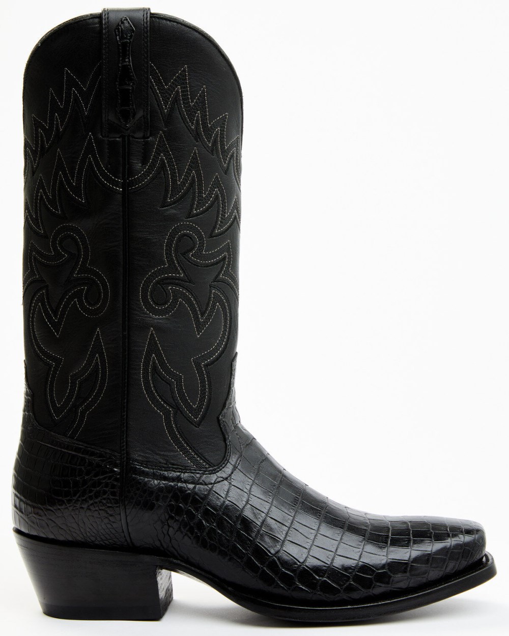 Cody James - Men's Exotic Alligator Western Boots - Square Toe | Black