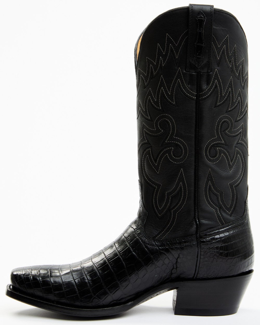 Cody James - Men's Exotic Alligator Western Boots - Square Toe | Black
