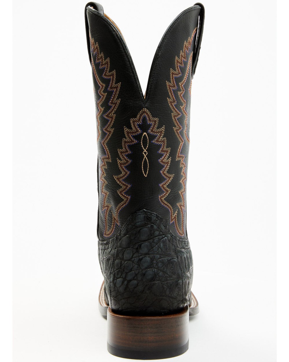Cody James - Men's Exotic Caiman Belly Western Boots - Broad Square Toe | Black