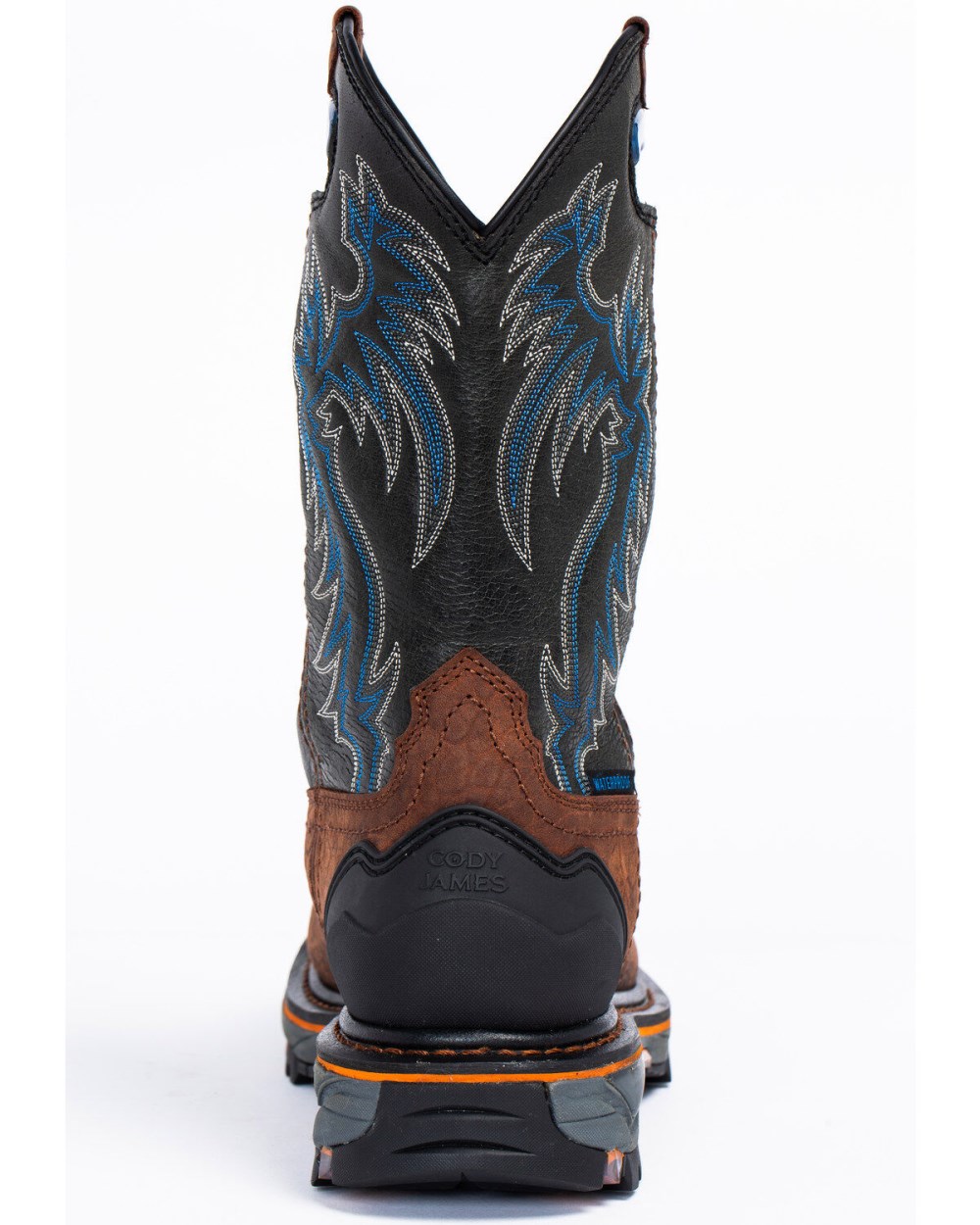 Cody James - Men's Decimator Waterproof Western Work Boots - Nano Composite Toe | Brown