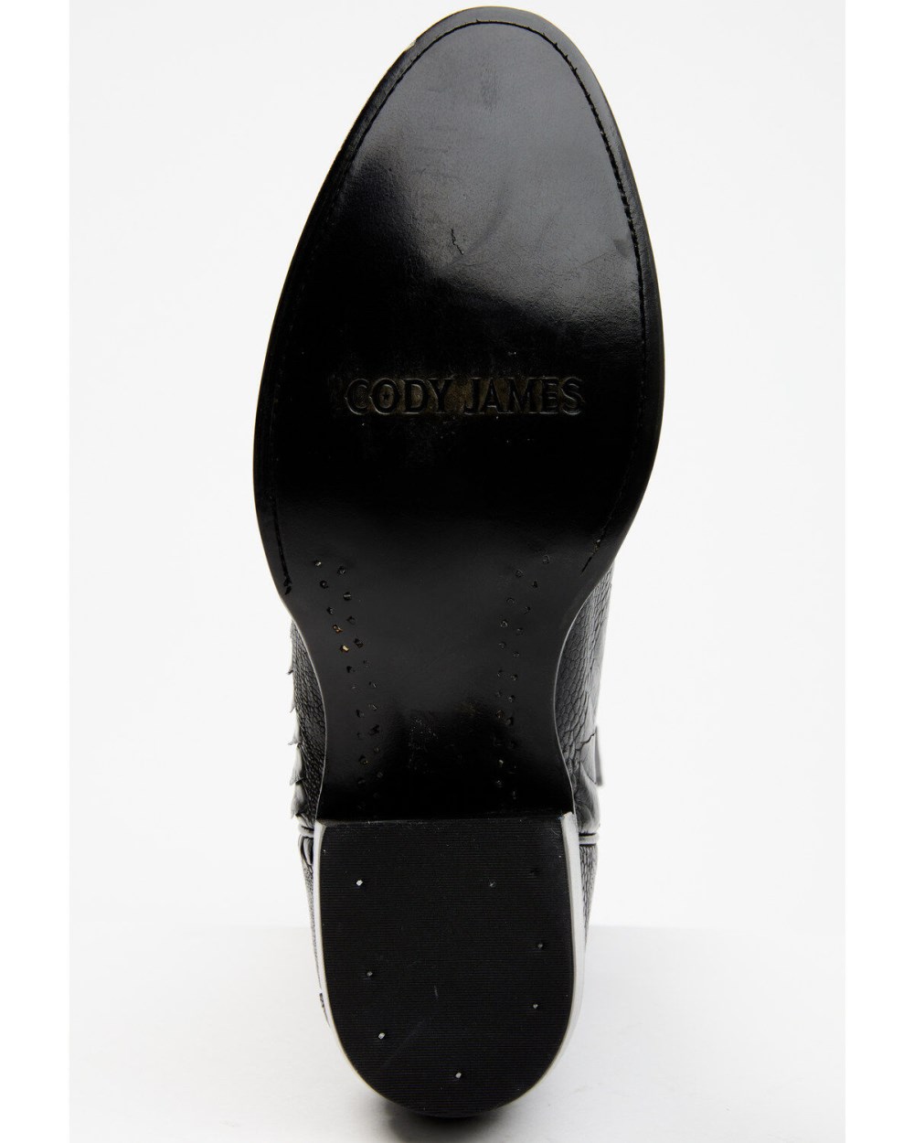 Cody James - Men's Exotic Ostrich Leg Western Boots - Round Toe | Black