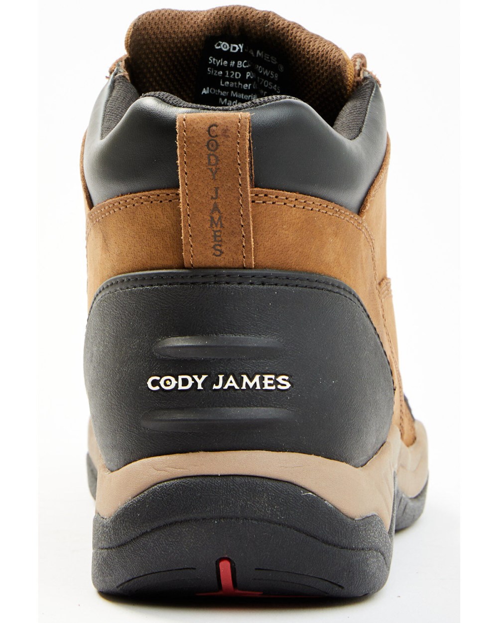 Cody James - Men's Endurance Soft Song Shin Buff Lace-Up Work Boots - Soft Toe | Tan