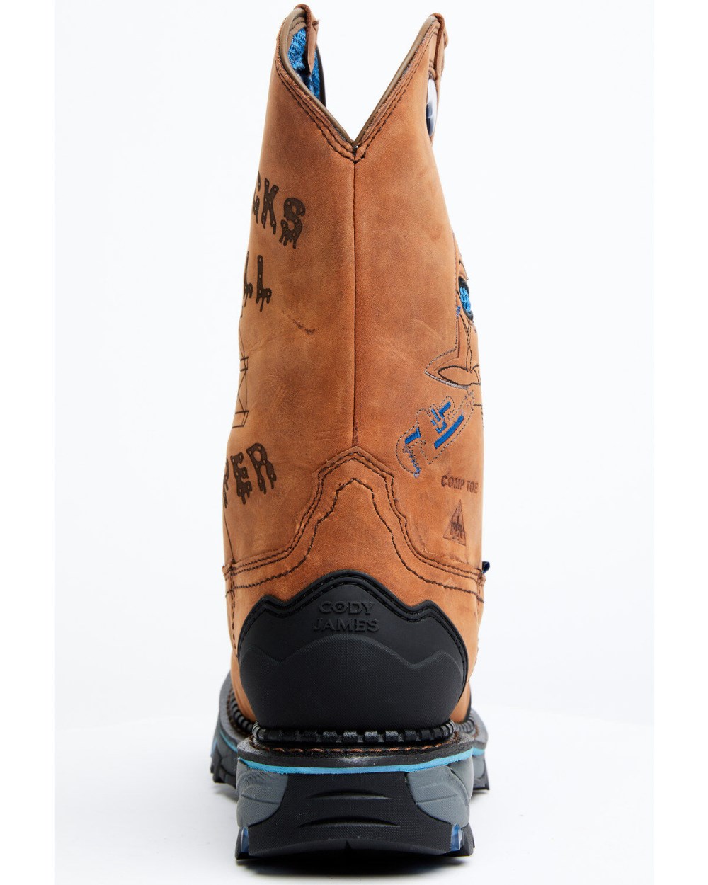 Cody James - Men's 11" Decimator Waterproof Western Work Boots - Nano Composite Toe | Brown