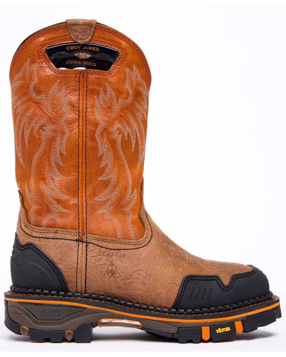 Cody James - Men's 11" Decimator Western Work Boots - Nano Composite Toe | Brown