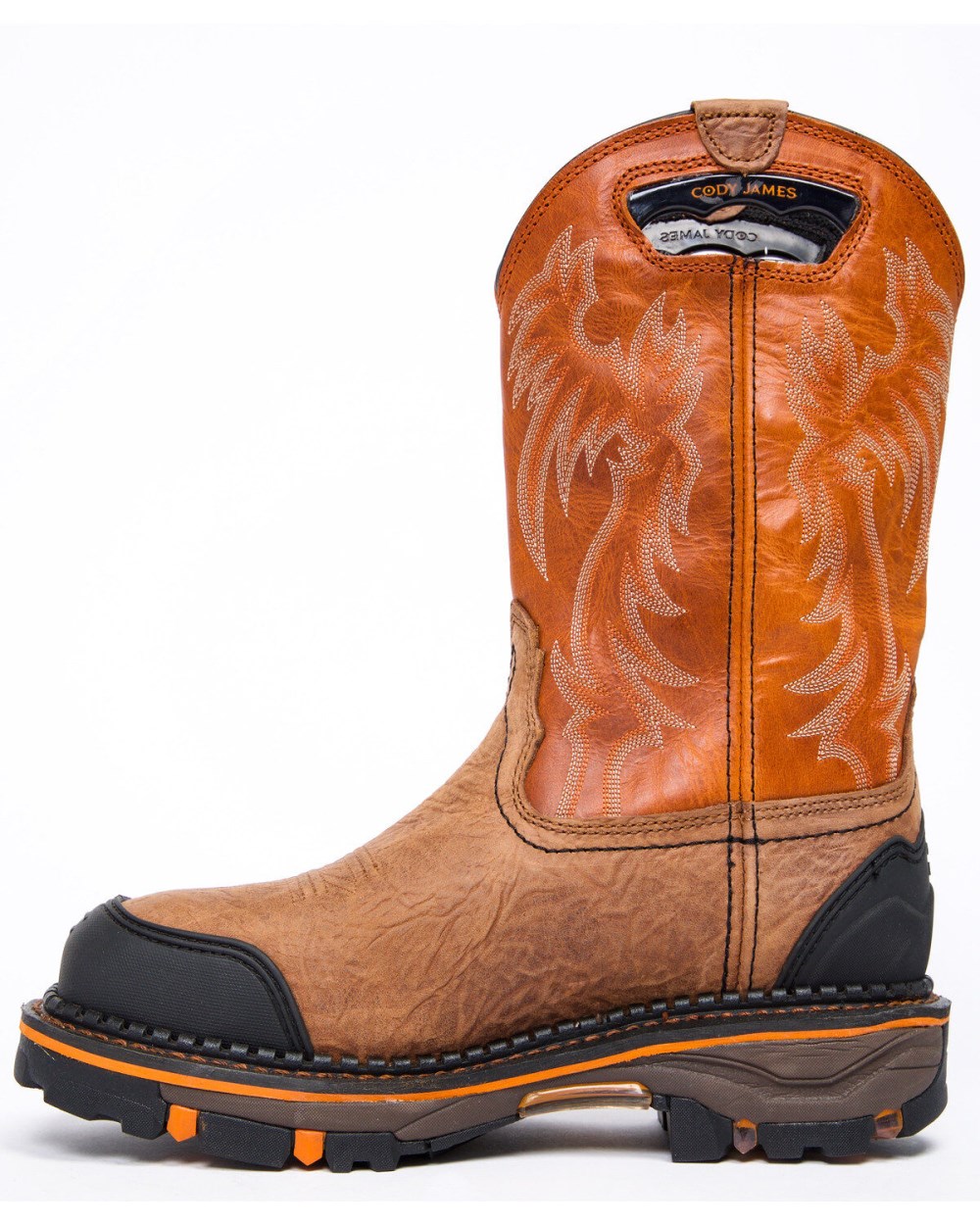 Cody James - Men's 11" Decimator Western Work Boots - Nano Composite Toe | Brown