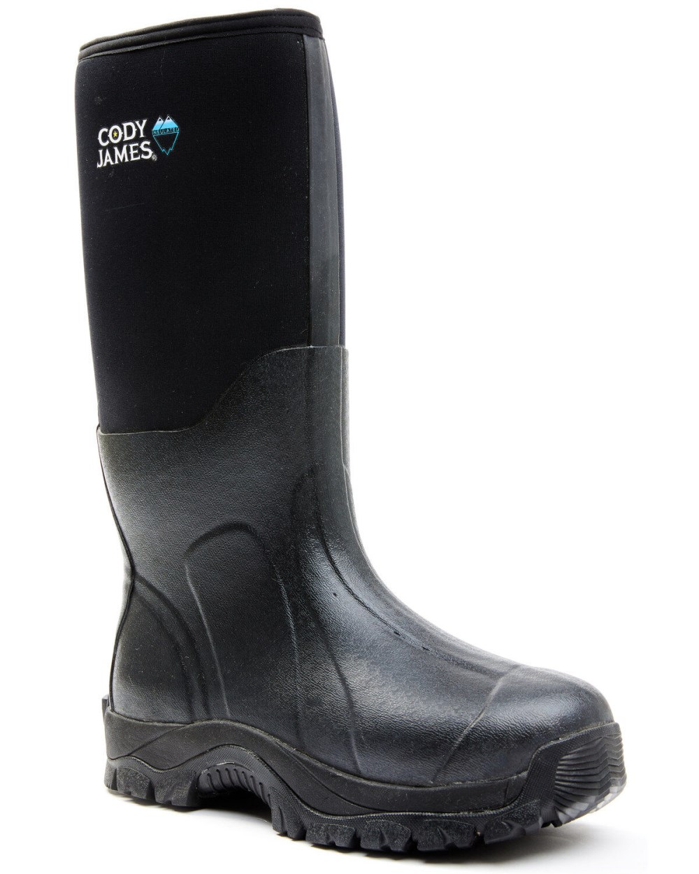 Cody James - Men's Glacier Guard Insulated Rubber Boots - Soft Toe | Black