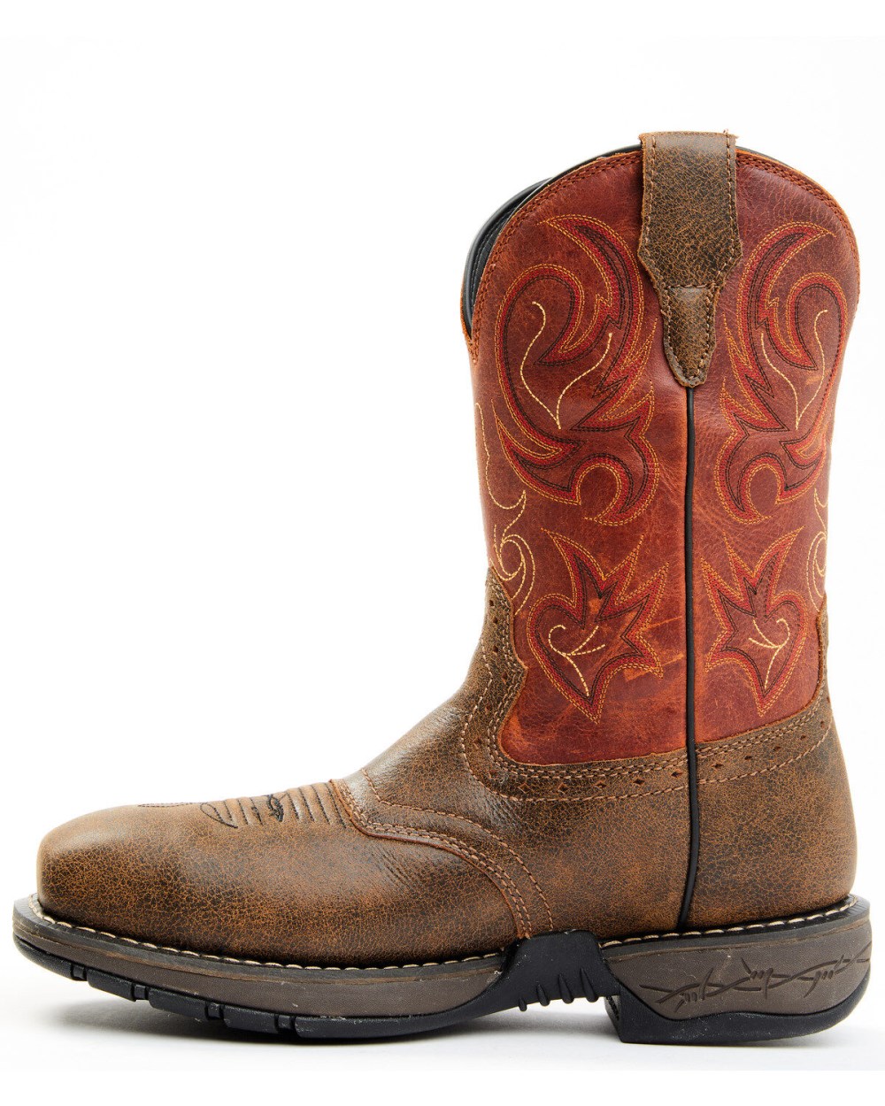 Cody James - Men's Nano Lite Waterproof Western Work Boots - Composite Toe | Orange