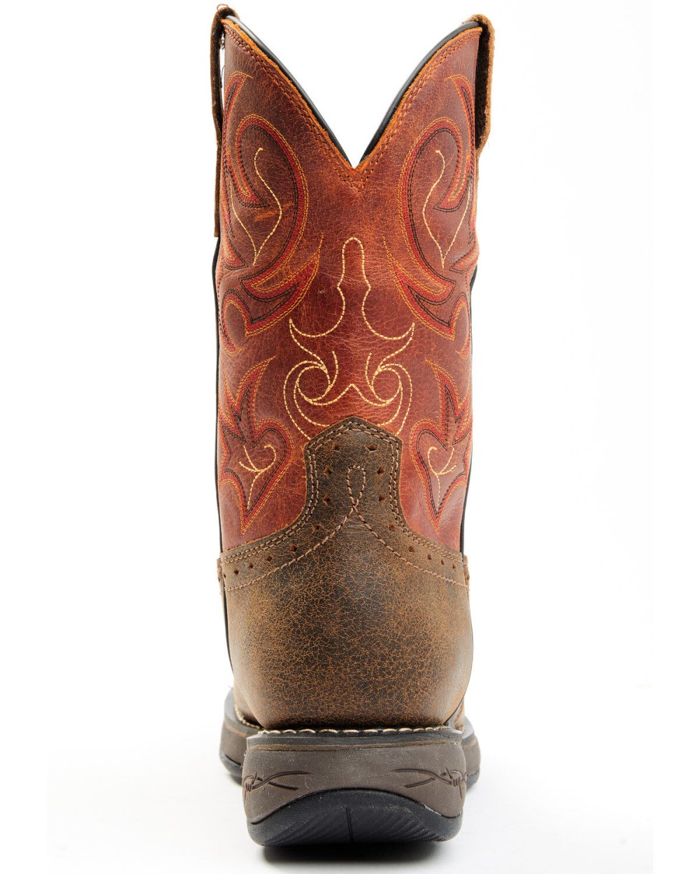 Cody James - Men's Nano Lite Waterproof Western Work Boots - Composite Toe | Orange