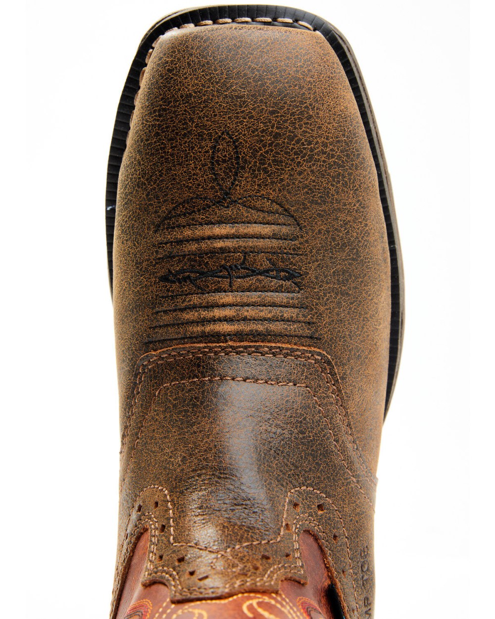Cody James - Men's Nano Lite Waterproof Western Work Boots - Composite Toe | Orange