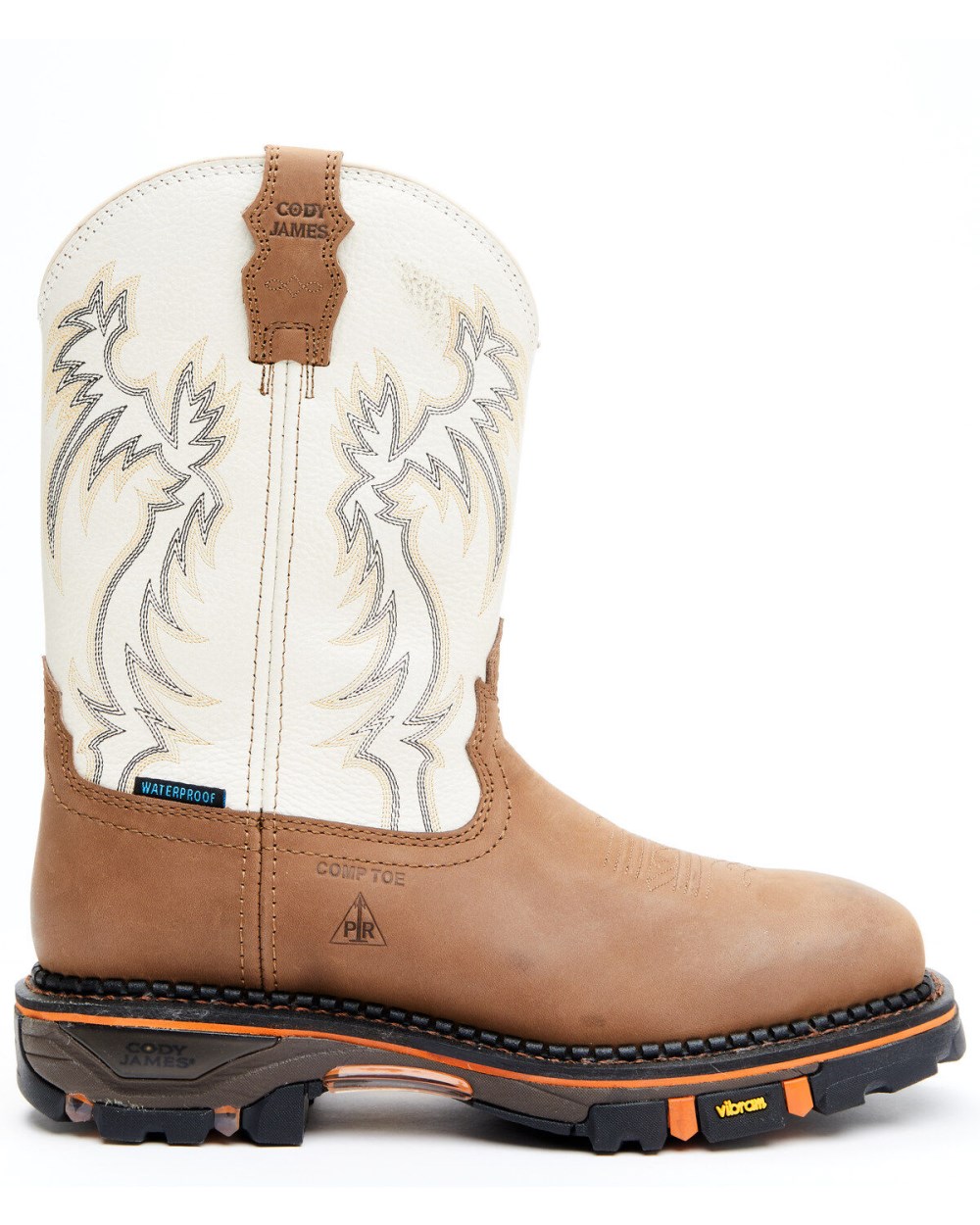 Cody James - Men's 11" Decimator Waterproof Western Work Boots - Nano Composite Toe | Brown