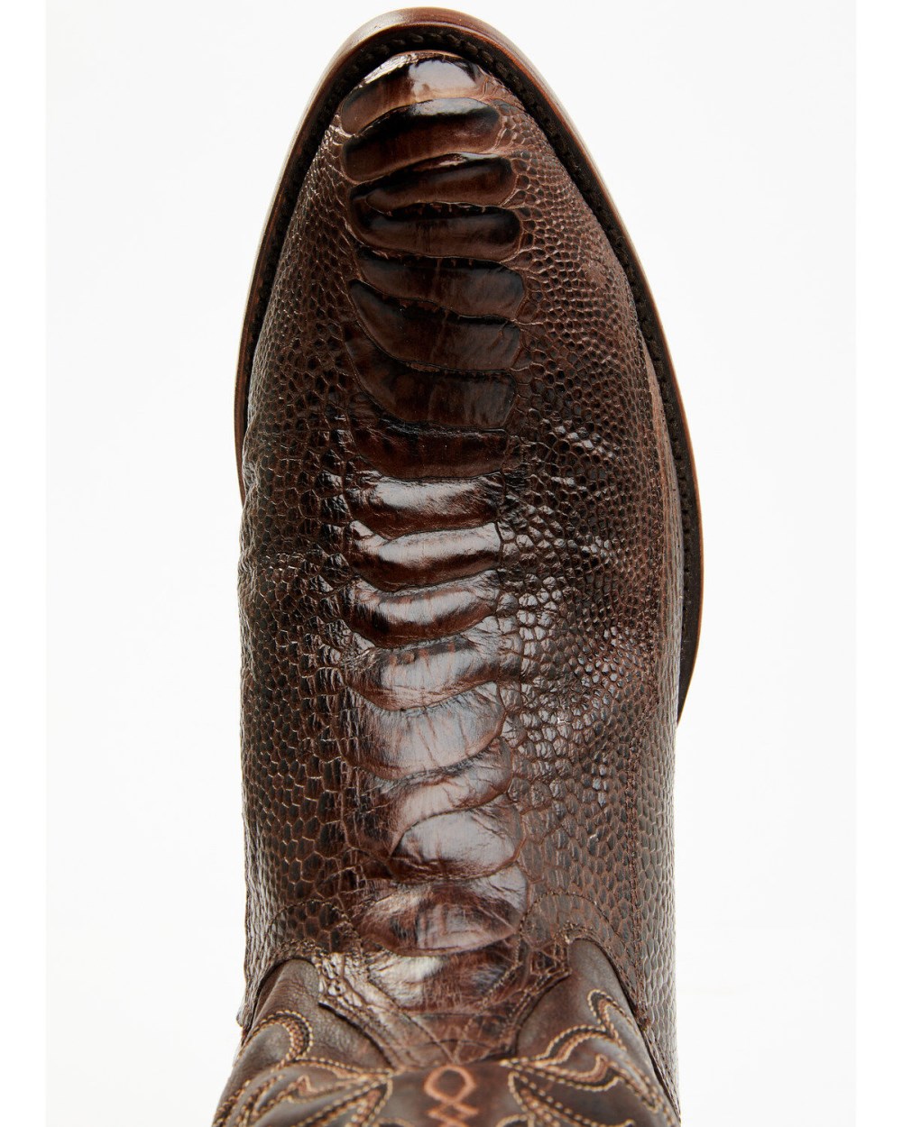 Cody James - Men's Exotic Ostrich Leg Western Boots - Round Toe | Brown