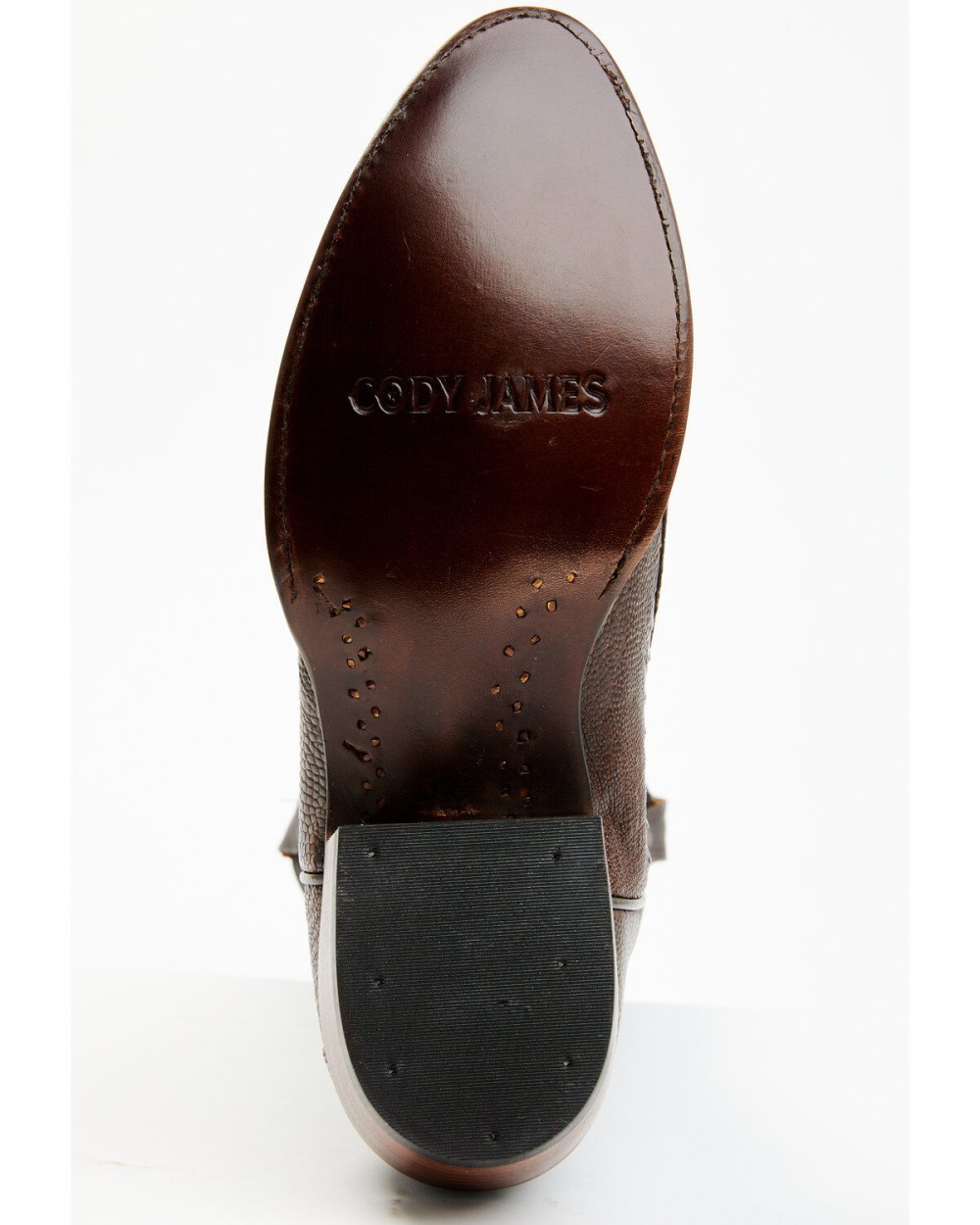 Cody James - Men's Exotic Ostrich Leg Western Boots - Round Toe | Brown