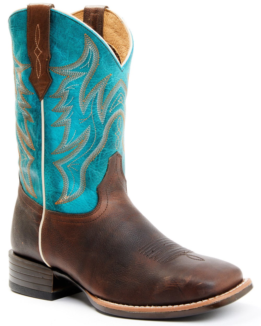 Cody James - Men's Hoverfly Western Performance Boots - Broad Square Toe | Turquoise