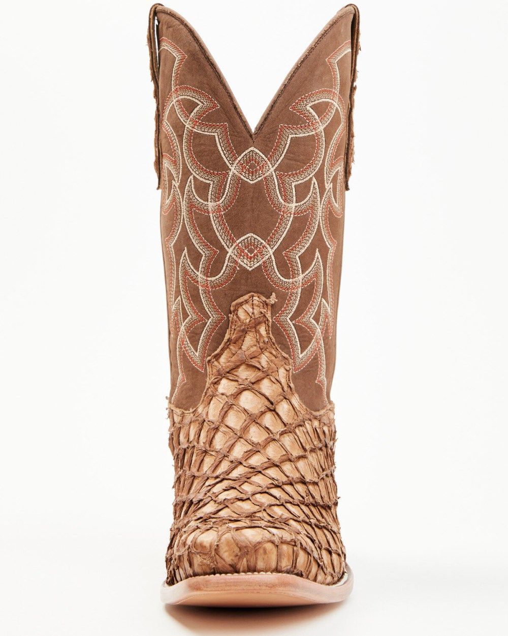 Cody James - Men's Exotic Pirarucu Western Boots - Square Toe | Brown