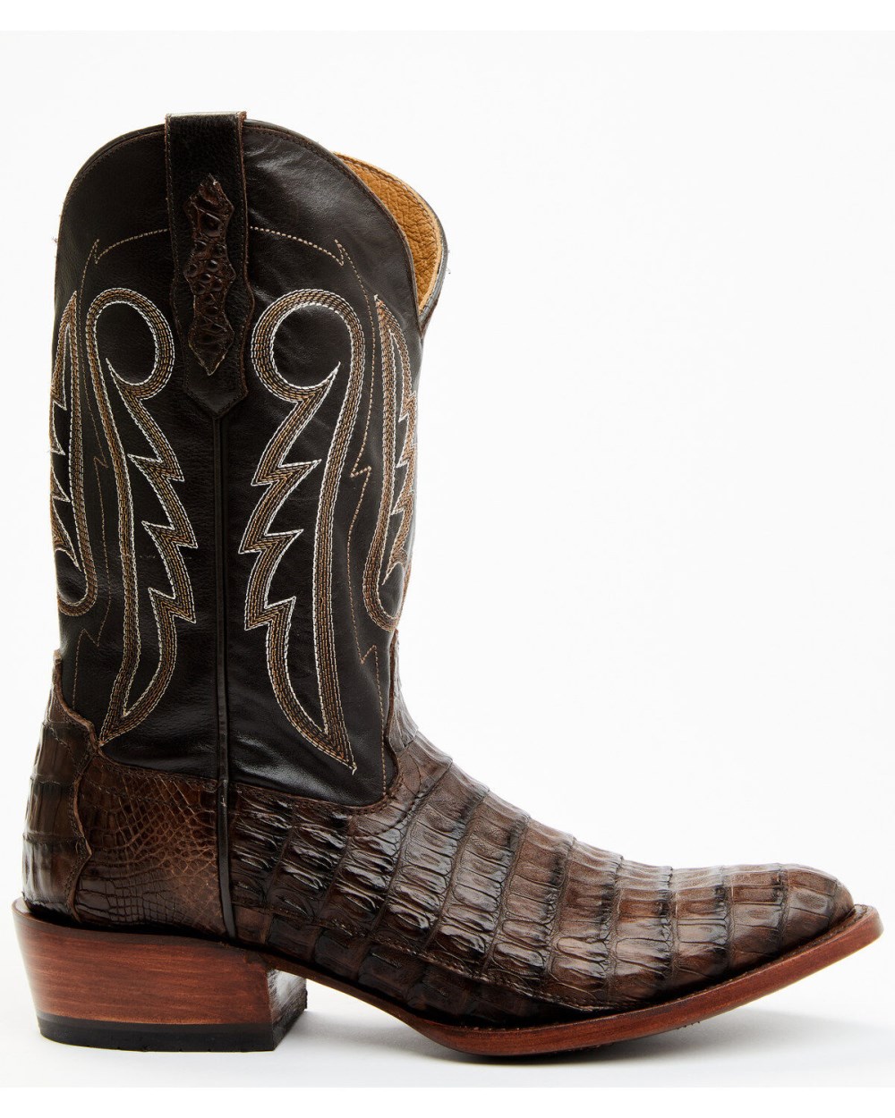 Cody James - Men's Exotic Caiman Western Boots - Round Toe | Brown