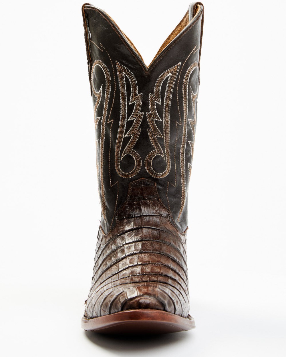 Cody James - Men's Exotic Caiman Western Boots - Round Toe | Brown
