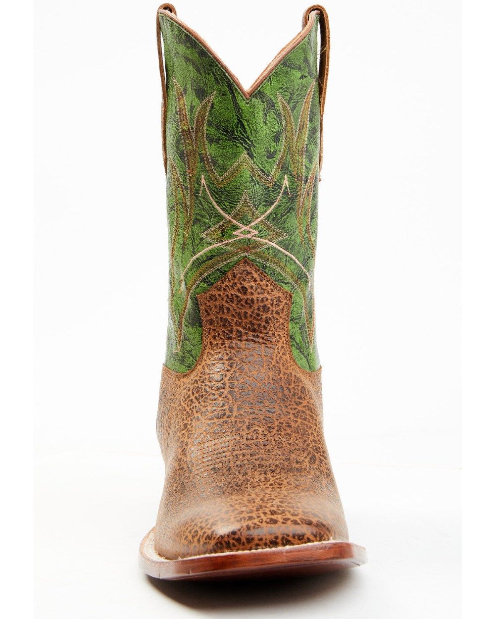Cody James - Men's Ozark Apple Leather Western Boot - Broad Square Toe | Navy