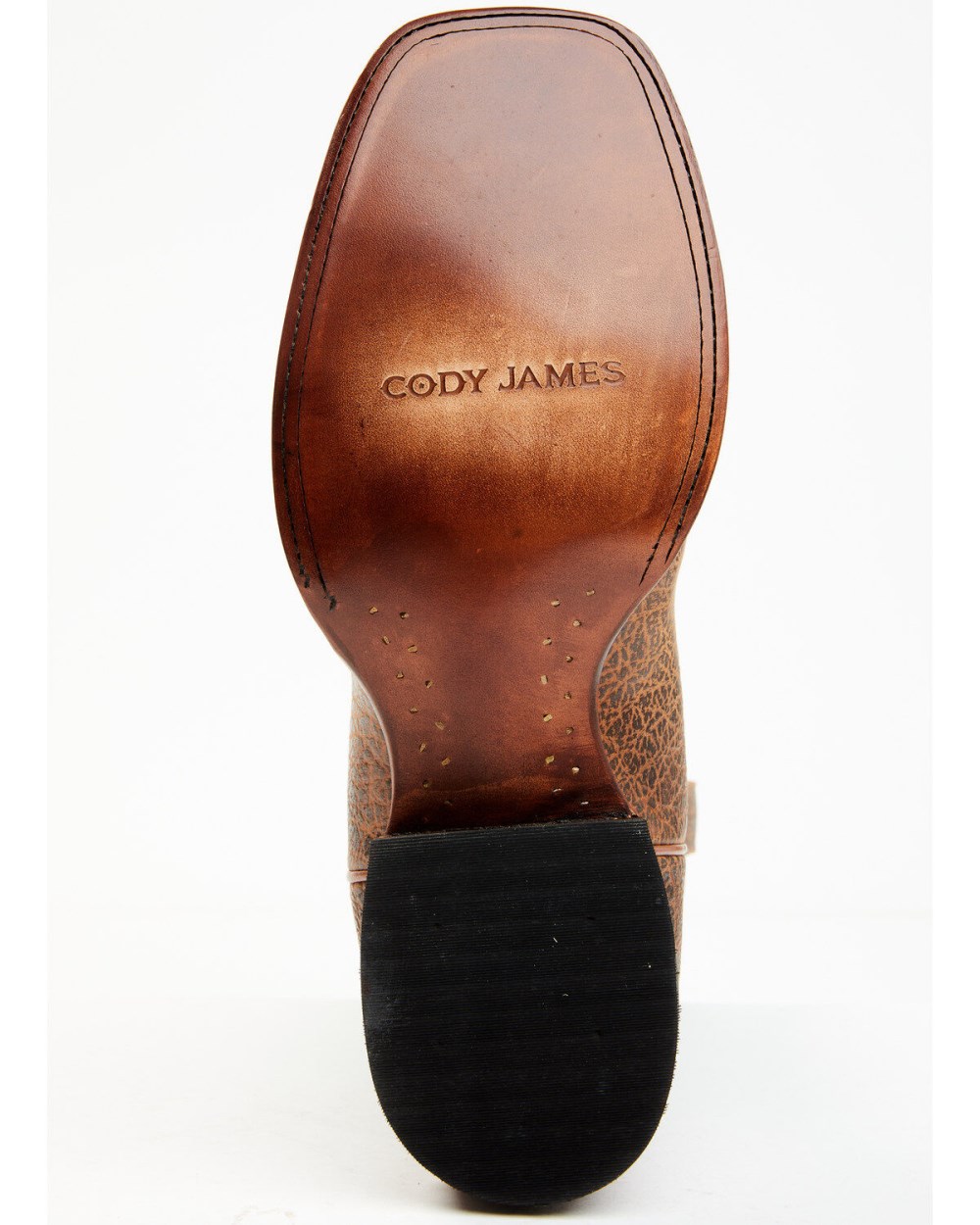Cody James - Men's Ozark Apple Leather Western Boot - Broad Square Toe | Navy