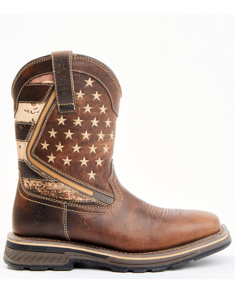 Cody James - Men's Disruptor ASE7 Western Work Boots - Soft Toe | Brown