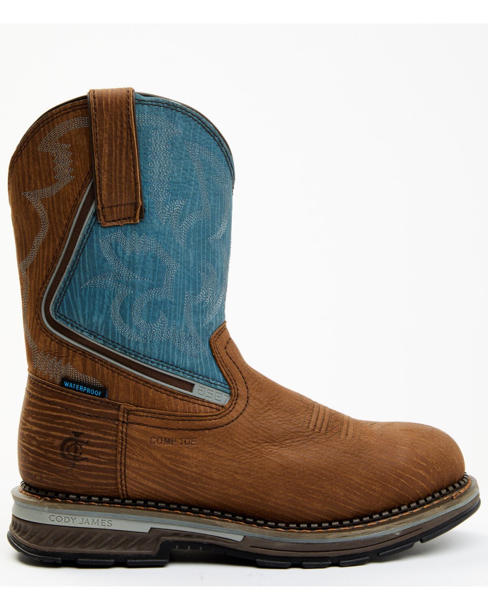 Cody James - Men's Disruptor Waterproof Work Boots - Composite Toe | Blue