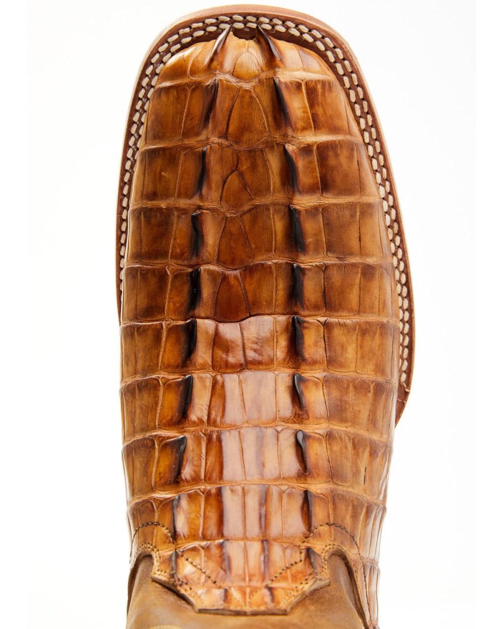 Cody James - Men's Caiman Cognac 12" Exotic Western Boots - Broad Square Toe | Tan
