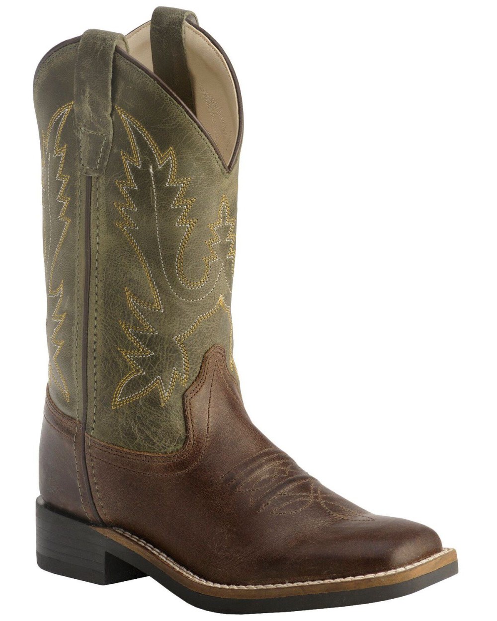 Cody James - Boys' Stitched Western Boots - Square Toe | Barnwood