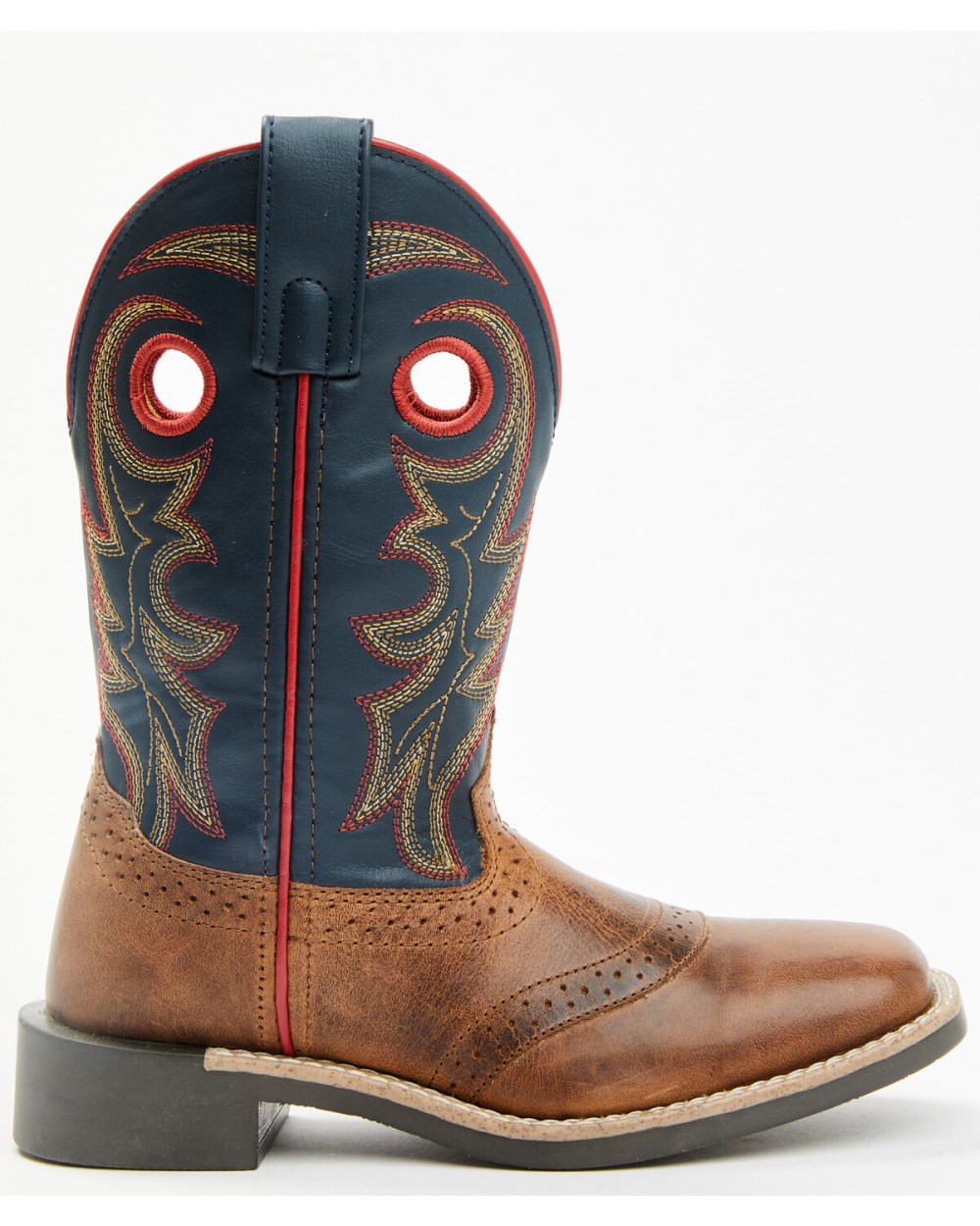 Cody James - Boys' Bobby Western Boots - Broad Square Toe | Navy
