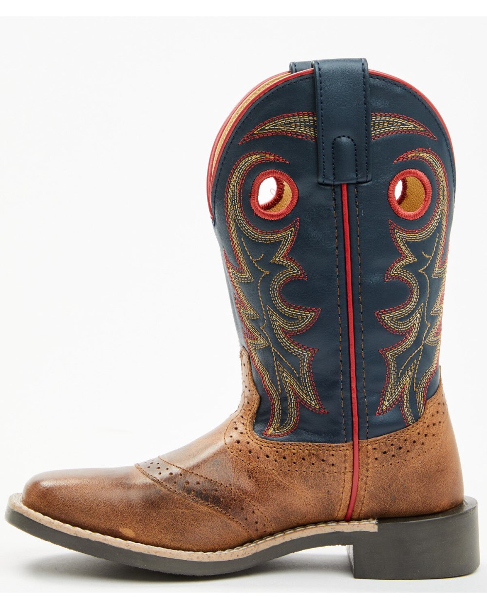 Cody James - Boys' Bobby Western Boots - Broad Square Toe | Navy