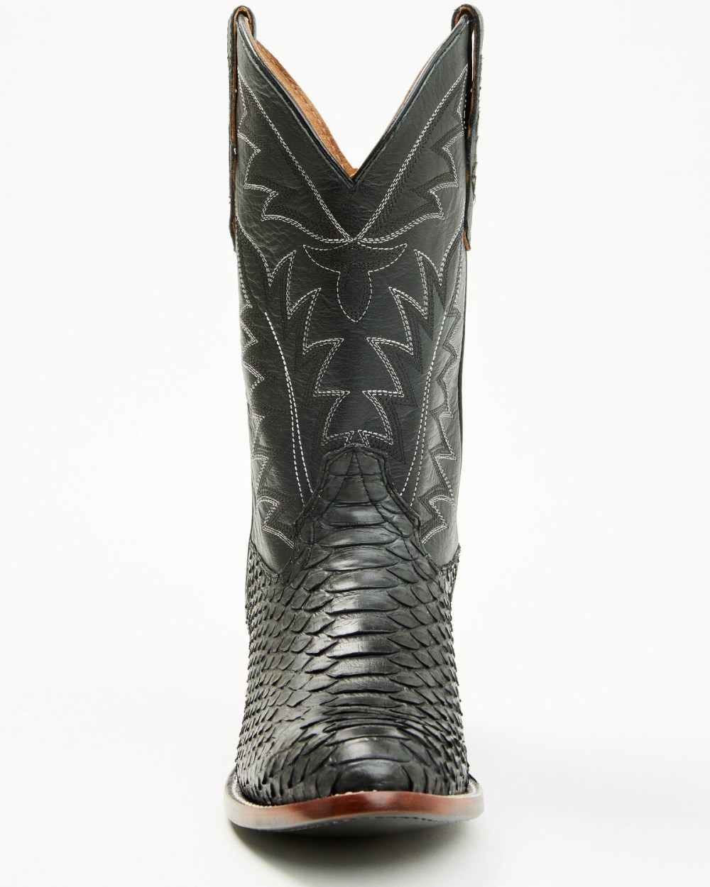 Cody James - Men's Exotic Python Western Boots - Round Toe | Grey