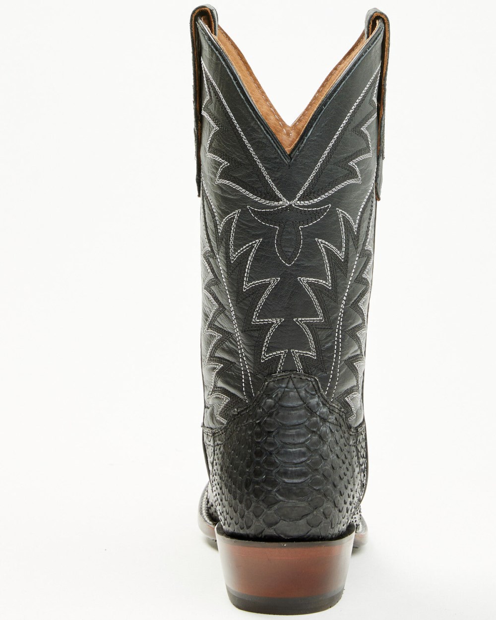 Cody James - Men's Exotic Python Western Boots - Round Toe | Grey