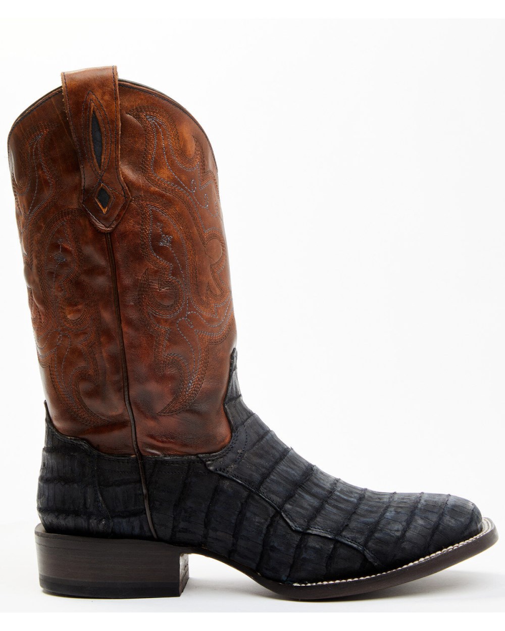 Cody James - Men's Exotic Caiman Western Boots - Broad Square Toe | Blue