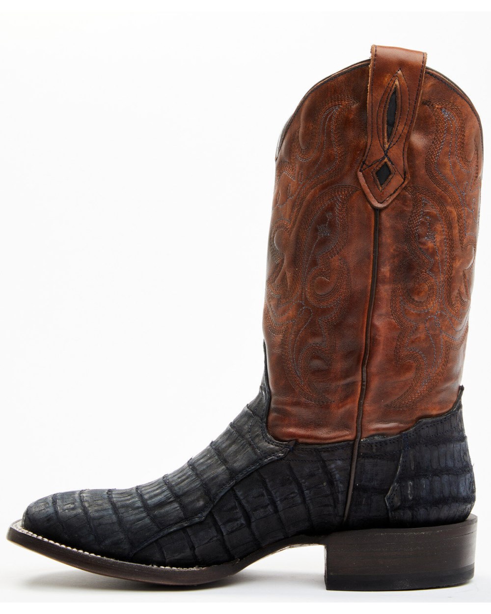 Cody James - Men's Exotic Caiman Western Boots - Broad Square Toe | Blue