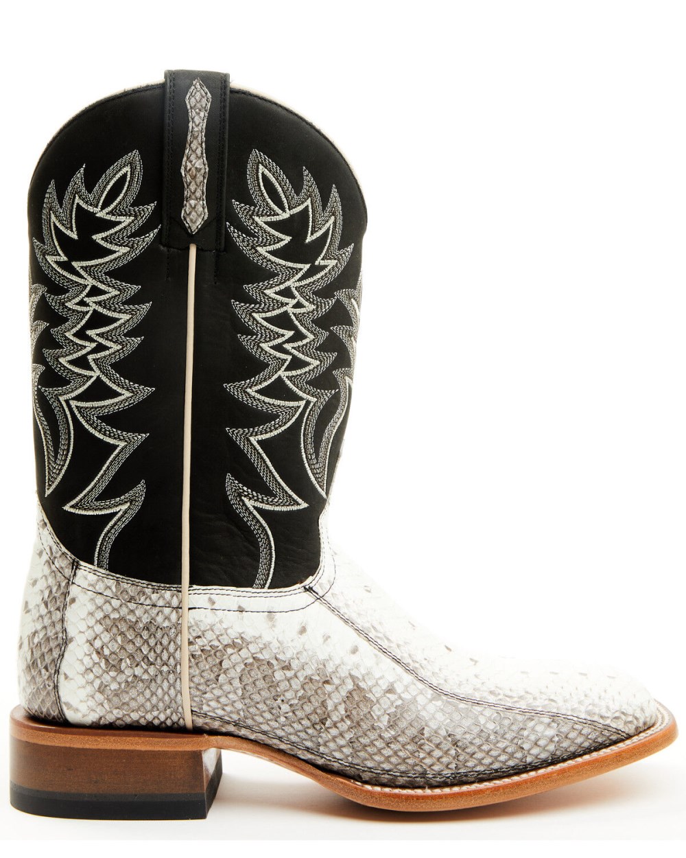 Cody James - Men's Exotic Water Snake Back Cut Western Boots - Broad Square Toe | Natural