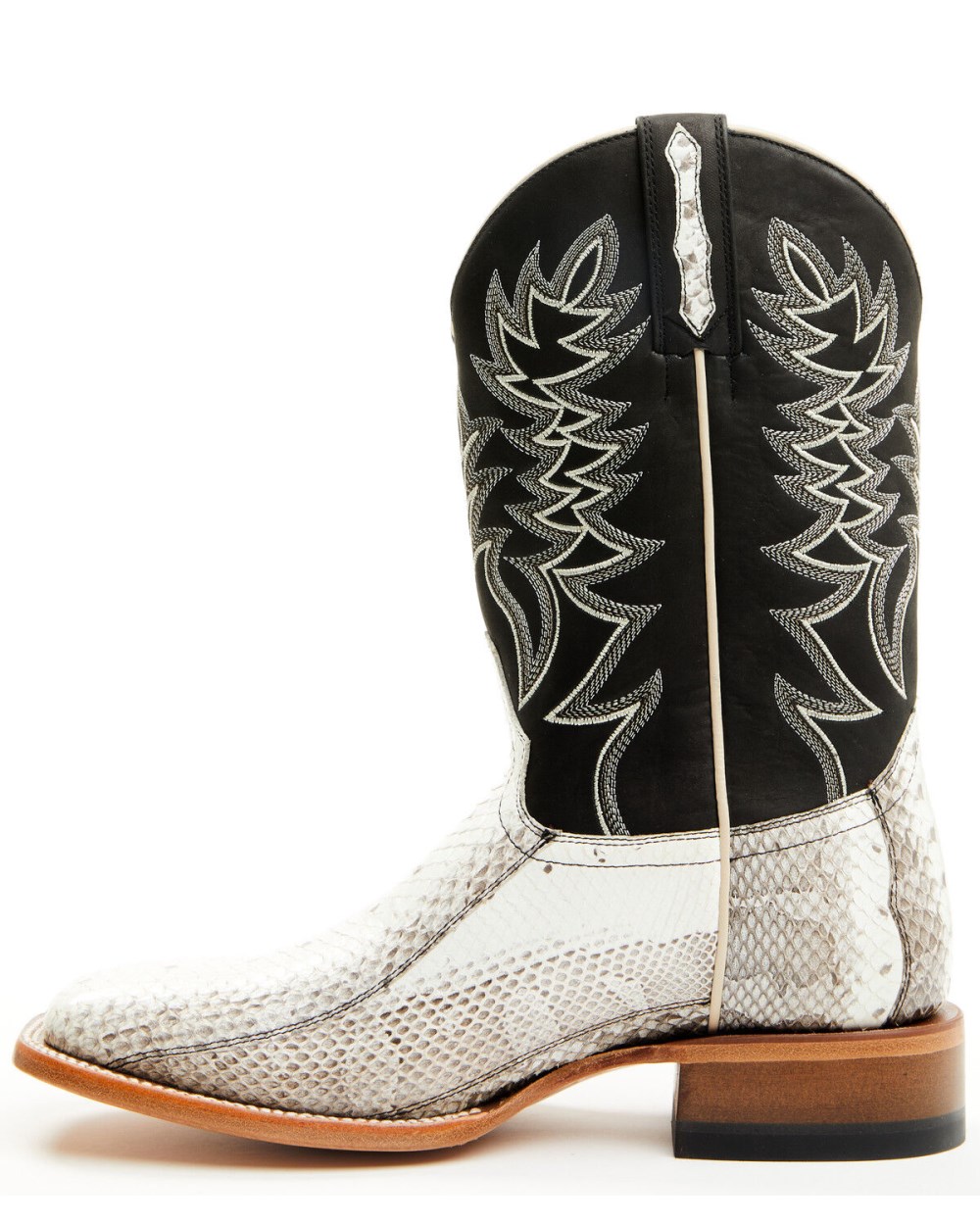 Cody James - Men's Exotic Water Snake Back Cut Western Boots - Broad Square Toe | Natural
