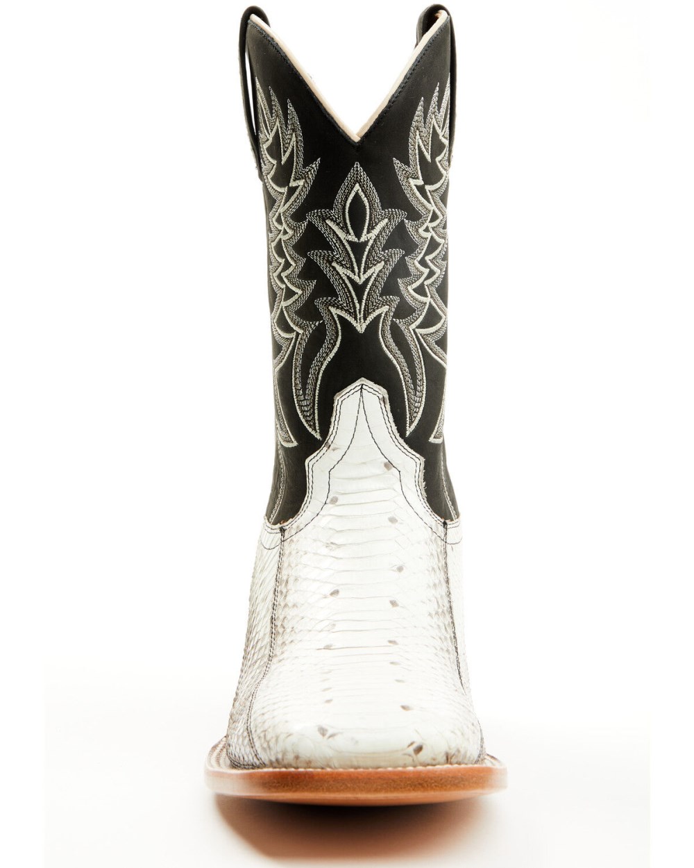 Cody James - Men's Exotic Water Snake Back Cut Western Boots - Broad Square Toe | Natural