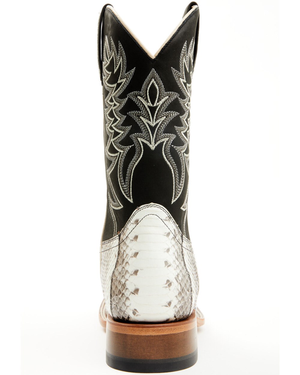 Cody James - Men's Exotic Water Snake Back Cut Western Boots - Broad Square Toe | Natural