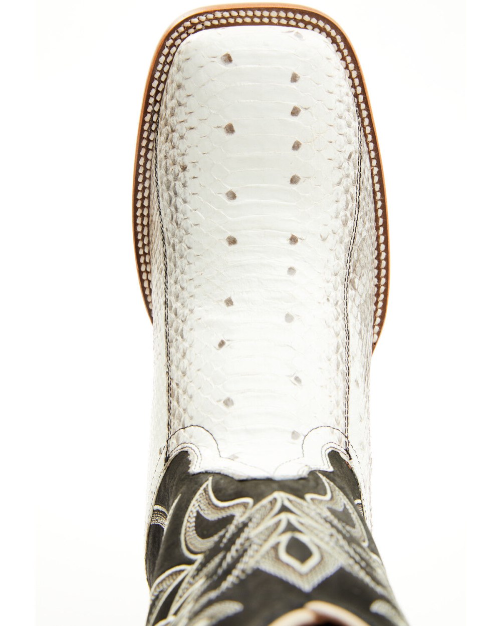 Cody James - Men's Exotic Water Snake Back Cut Western Boots - Broad Square Toe | Natural
