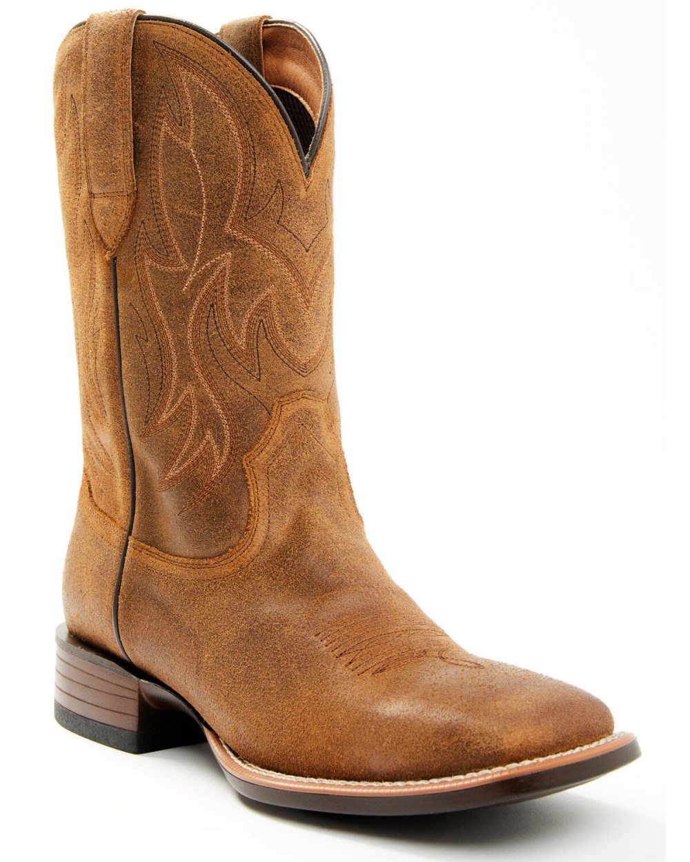 Cody James - Men's Hoverfly Western Performance Boots - Broad Square Toe | Coffee