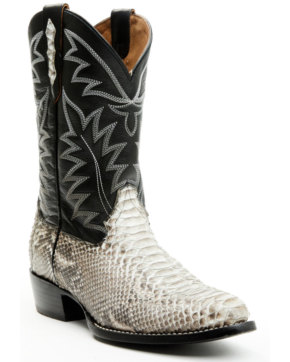 Cody James - Men's Exotic Python Western Boots - Medium Toe | Black