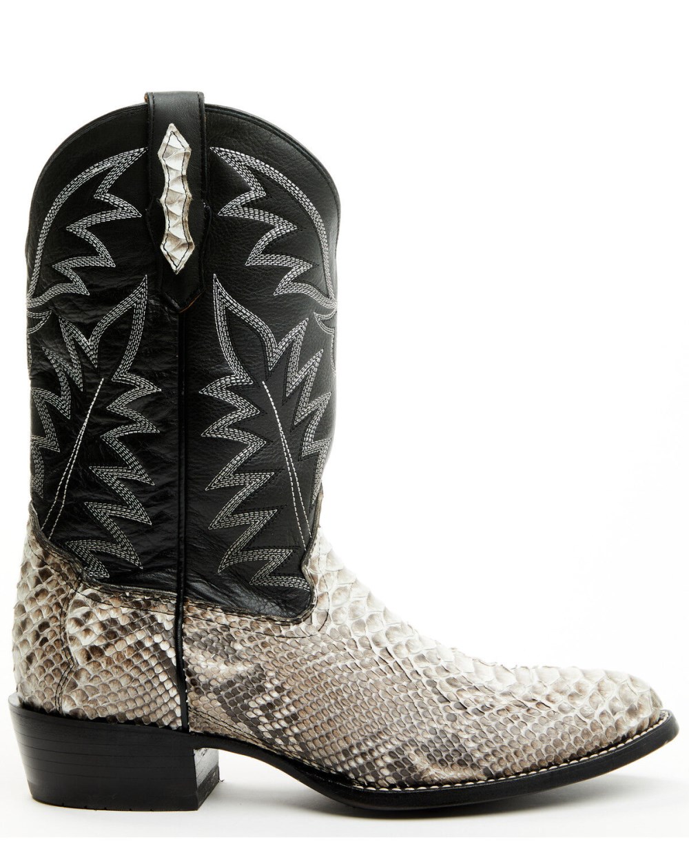 Cody James - Men's Exotic Python Western Boots - Medium Toe | Black